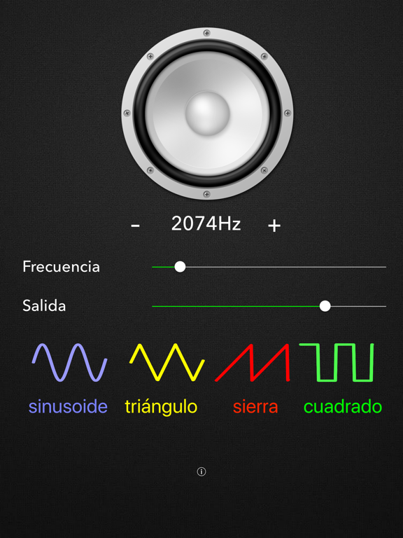 Screenshot #1 for Tone Generator Professional