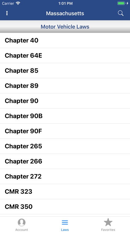 MA Motor Vehicle Law