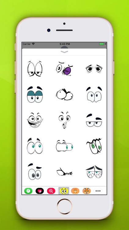 Crazy Eyes Stickers Pro