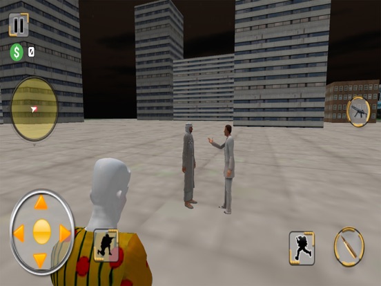 Scary Clown Crime Gang Attack iPad screenshot
