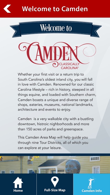 Camden, SC - Audio Tours