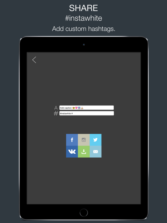 PicWhite : Pic frame, stickers iPad screenshot 5 - Photo & Video app