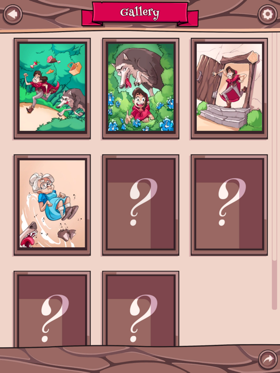 Red Riding Hood iPad screenshot 5 - Book app