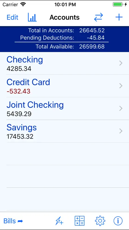 iCheckBalance screenshot 1 of 9