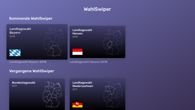 WahlSwiper Screenshot