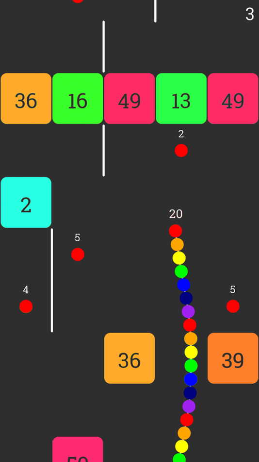 #5. Snake vs Number Blocks (iOS) 来自: Alexander Maslennikov