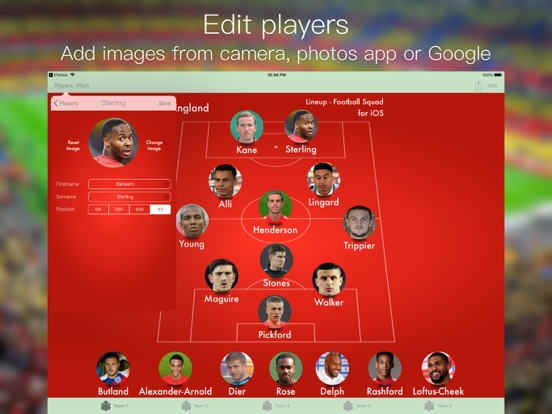 Lineup - Football Squad Screenshots