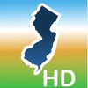 Aqua Map New Jersey Lakes HD