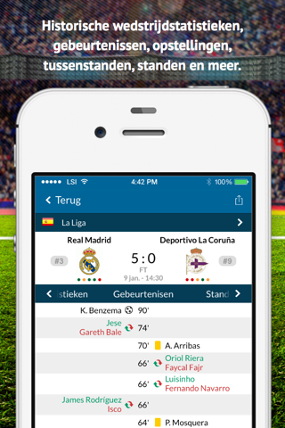 Live Soccer TV: Scores & Stats screenshot 2