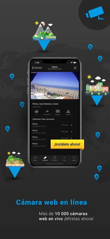 Cámara web en línea CCTV