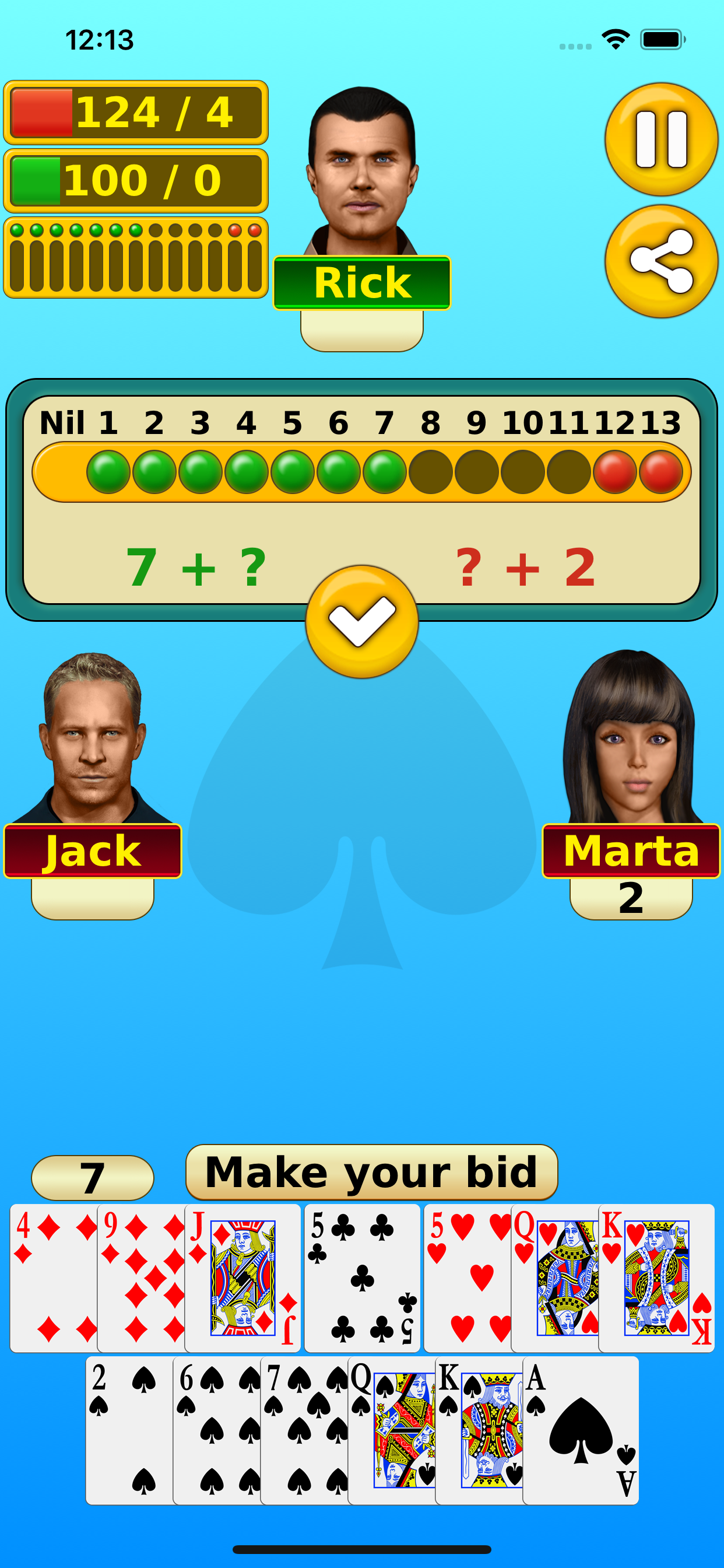 Spades - Play online & offline