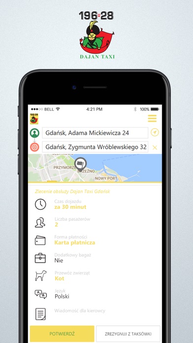 Dajan Taxi Gdańsk screenshot 3