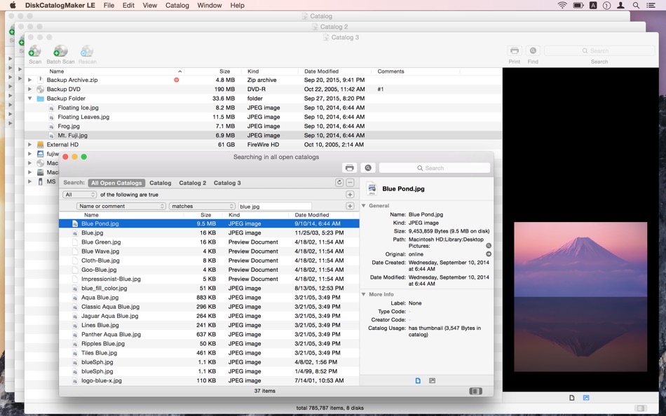 #1. DiskCatalogMaker LE (macOS) 由: Fujiwara Software