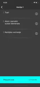 e-Škole Kemija 1 & 2 screenshot #3 for iPhone