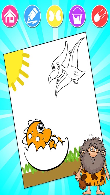 Coloring Book for Dinosaur screenshot-3