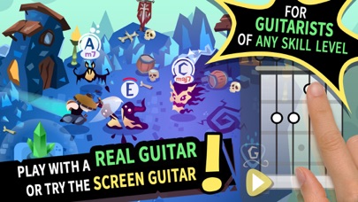 Screenshot #1 pour Slashy Chords: Guitar Warriors