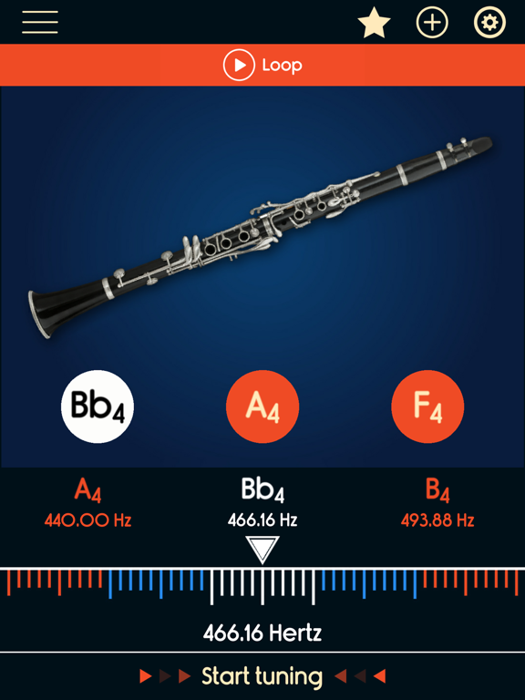 Screenshot #4 pour Clarinet Tuner