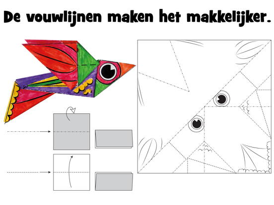 Origami kinderen - Juf Jannie iPad app afbeelding 4