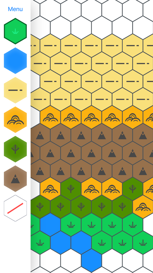 #1. Hex Map Maker (iOS) 由: Michael Friedman