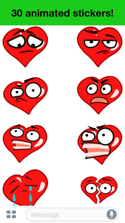 Heart - Animated cute stickers screenshot-3