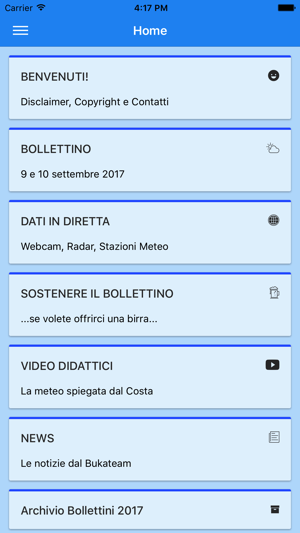 Buk-app Bollettino
