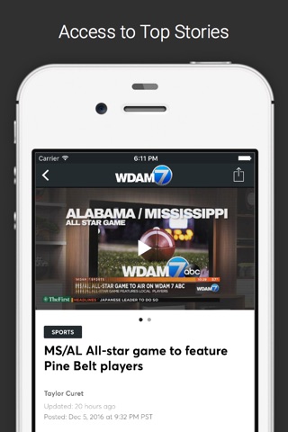 WDAM Local News screenshot 2