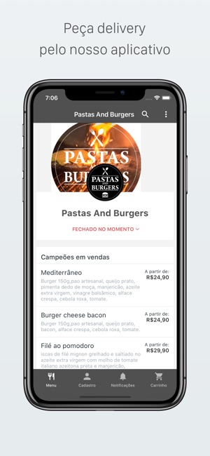 Pastas And Burgers Delivery
