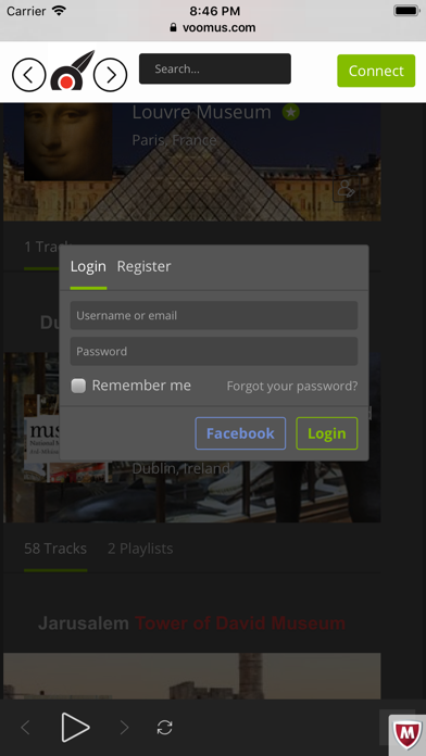Voomus app screenshot 2
