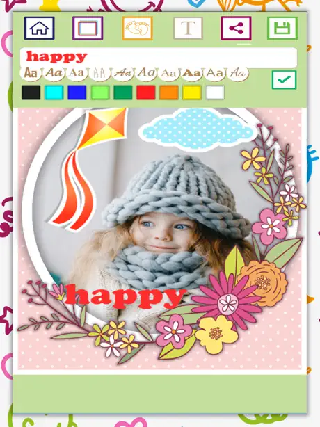Beautiful mom frames Foto edit