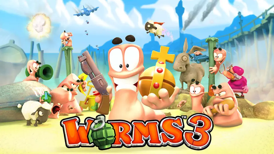 Screenshot von Worms3 auf dem iPhone 1