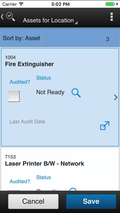 IBM Maximo Asset Audit screenshot 3