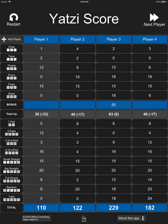 Screenshot #4 pour Yatzi Score
