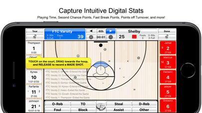 Basketball Stat Tracker screenshot1