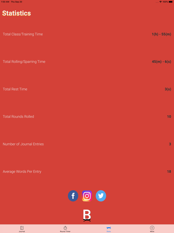 BJJ Buddy iPad screenshot