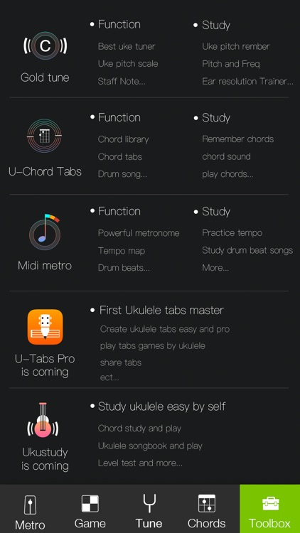 Utool - ukulele tuner & tempo screenshot-4