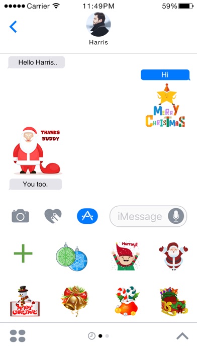 Christmas Animated Sticker Screenshot 2 - AppWisp.com Christmas Animated Sticker Screenshot 2 - AppWisp.com