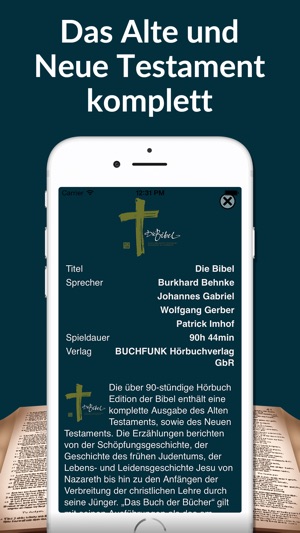 Die Bibel als Hörbuch im App Store