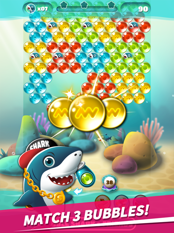 Screenshot #4 pour Bubble Shark & Friends