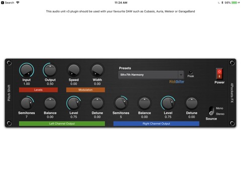 Pitch Shifter AUv3 Pluginのおすすめ画像1