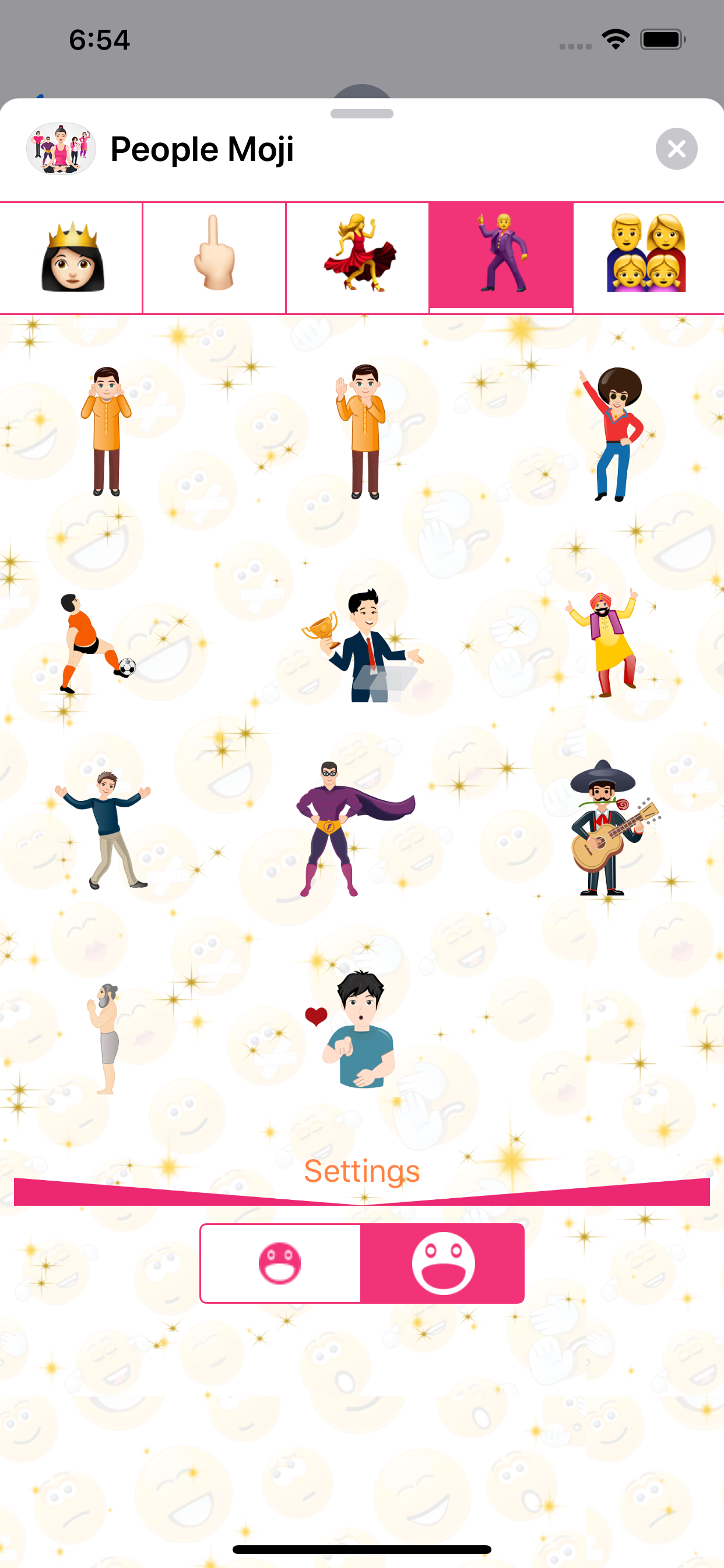 People Moji -Funny Expressions screenshot 3