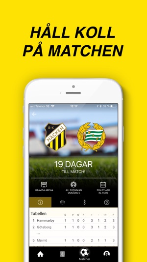BK Häcken Live