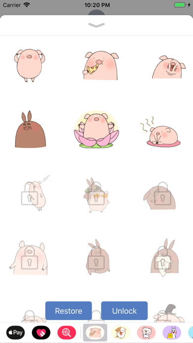 Screenshot #2 pour Piggy Funny Animated Sticker