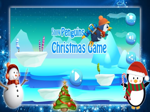 Snow Penguin Christmas Gameのおすすめ画像1