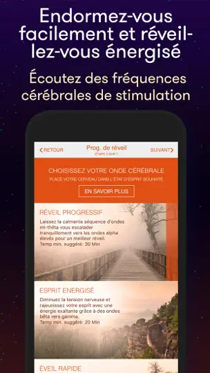 Capture d'écran de Alarm Clock Sleep Sounds Plus sur iPhone 4