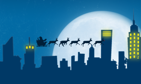Santa's Night Flight アプリアイコン、Apple TV App Store 免费榜 19 位