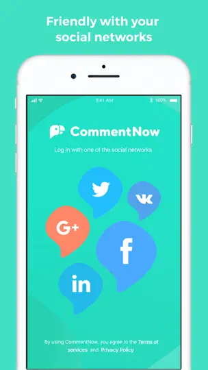 Скриншот CommentNow на iPhone 3