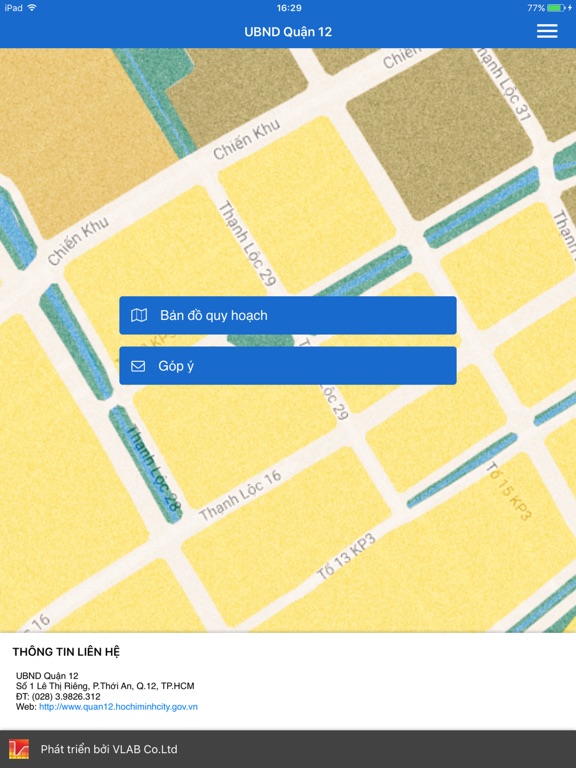 Screenshot #4 pour Thông tin quy hoạch Quận 12