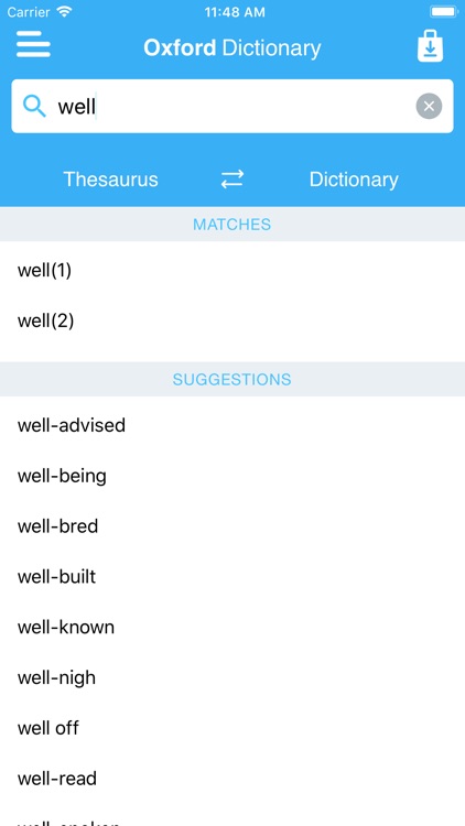 Oxford American Dict. & Thes. screenshot-4