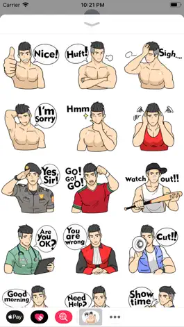 Game screenshot Sexy Man Stickers apk