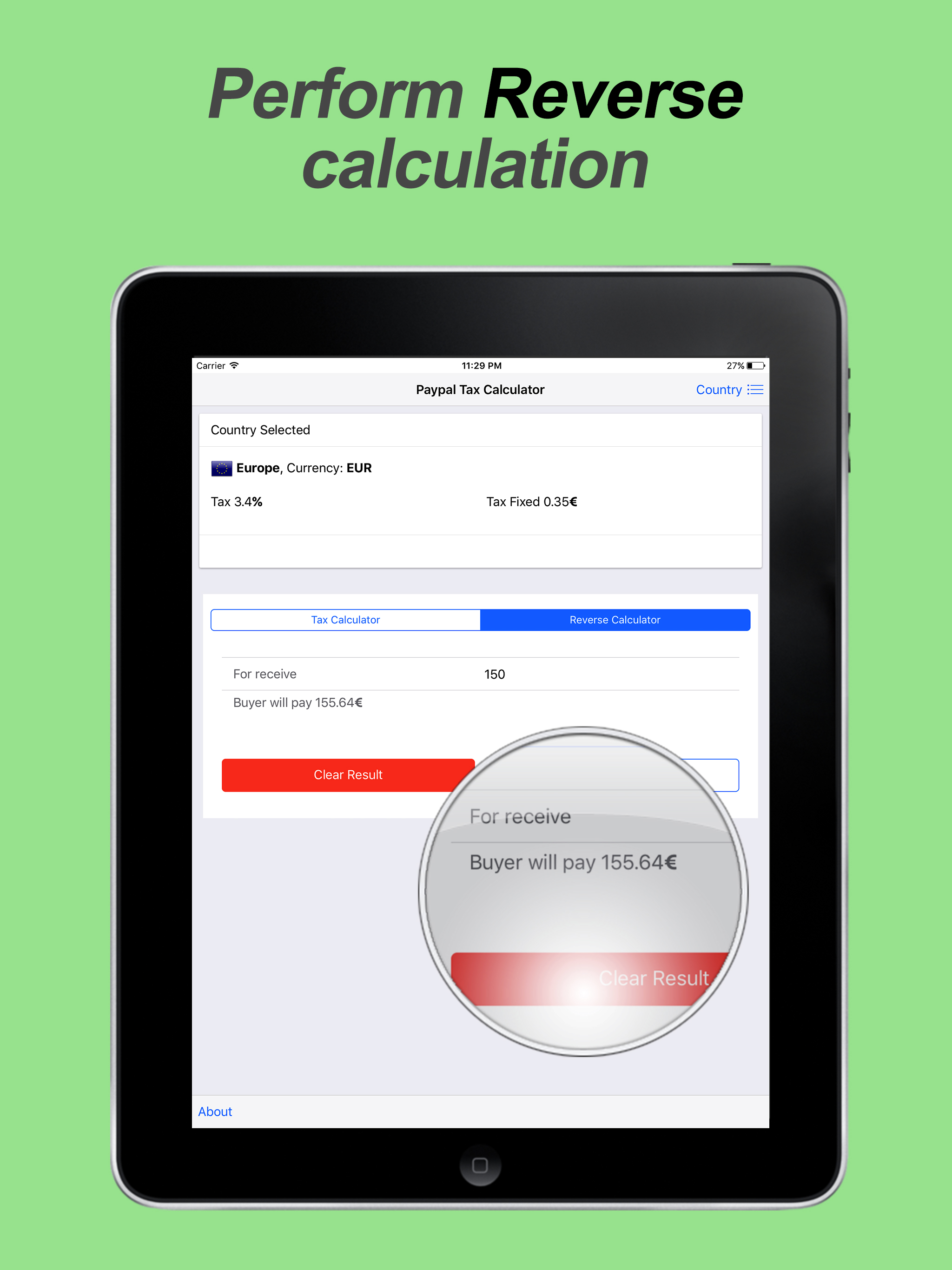 PayPal Tax Calc